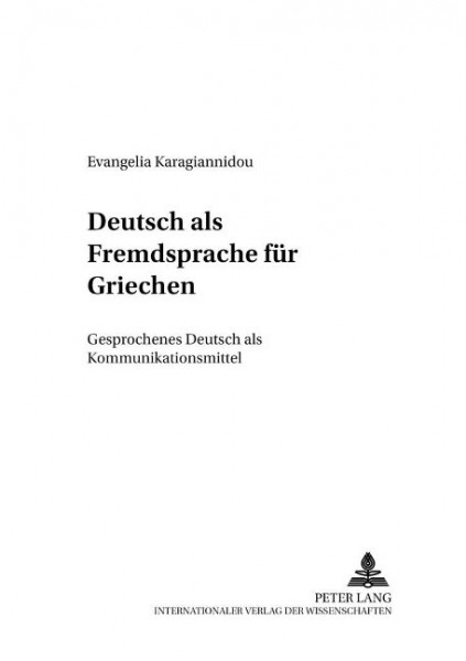 Deutsch als Fremdsprache für Griechen