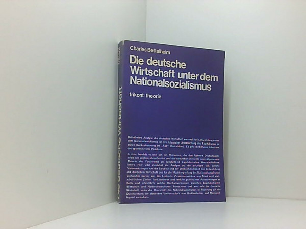 Die deutsche wirtschaft unter dem Nationalsozialismus