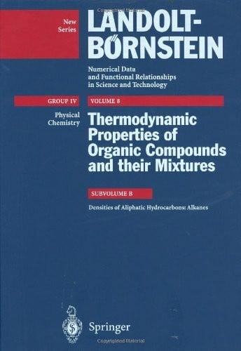 Densities of Aliphatic Hydrocarbons: Alkanes (Physical Chemistry)