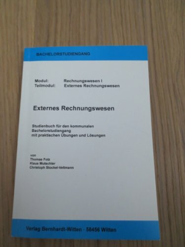 Externes Rechnungswesen: Studienbuch für den Bachelorstudiengang