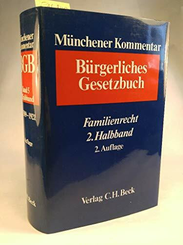 Familienrecht ( 1589 - 1921). (Bd V/2)