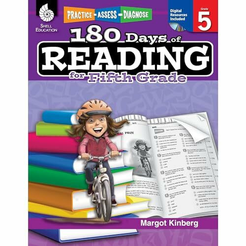 180 Days of Reading for Fifth Grade: Practice, Assess, Diagnose (180 Days of Practice)