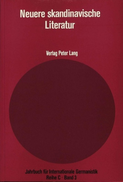 Neuere Skandinavische Literatur: Erster Bericht: 1960-1975