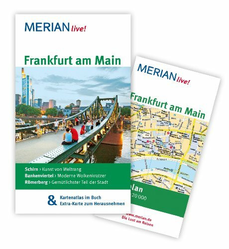 MERIAN live! Reiseführer Frankfurt am Main: MERIAN live! - Mit Kartenatlas im Buch und Extra-Karte zum Herausnehmen