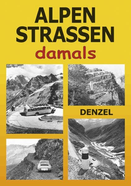 Alpenstraßen damals: Ein Bildband mit 353 historischen Fotos vom Kfz-Verkehr im Hochgebirge