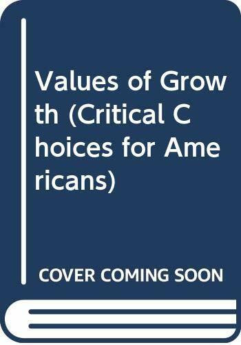VALUES OF GROWTH