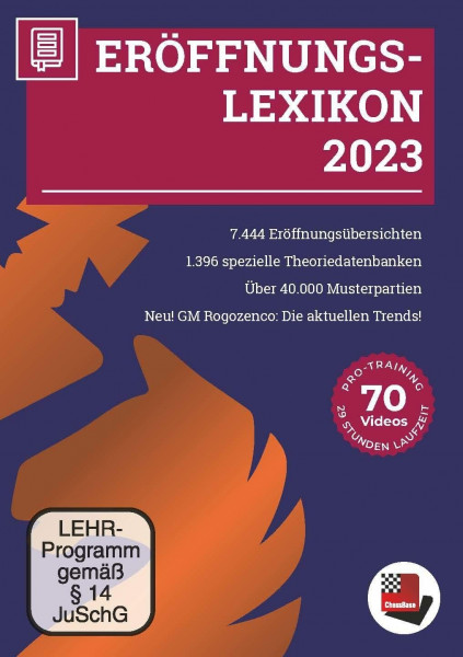 Eröffnungslexikon 2023: Die aktuelle Schacheröffnungstheorie