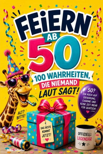 Feiern ab 50: 100 Wahrheiten, die niemand laut sagt
