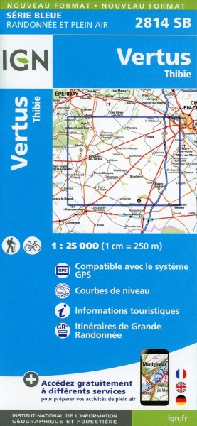 Vertus. Thibie 1:25 000