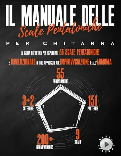 Il Manuale Delle Scale Pentatoniche Per Chitarra: La Guida Definitiva Per Esplorare 55 Scale Pentatoniche E Rivoluzionare Il Tuo Approccio ... 9 Scale - 200+ Nuovi Voicings - 3+2 Categorie