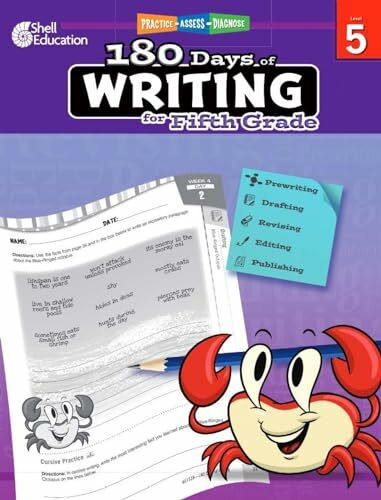 180 Days of Writing for Fifth Grade: Practice, Assess, Diagnose (180 Days of Practice)