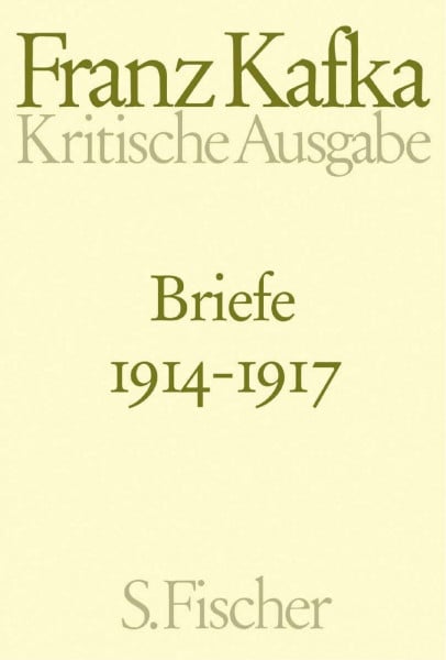 Briefe 1914-1917: Band 3 (Franz Kafka, Schriften - Tagebücher - Briefe. Kritische Ausgabe)