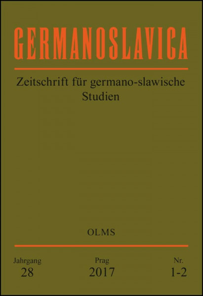 Germanoslavica. Zeitschrift für germano-slawische Studien.: Im Auftrag des Slawischen Instituts der Akademie der Wissenschaften der Tschechischen ... Bevölkerungstransfer der Jahre 1944 bis 1950