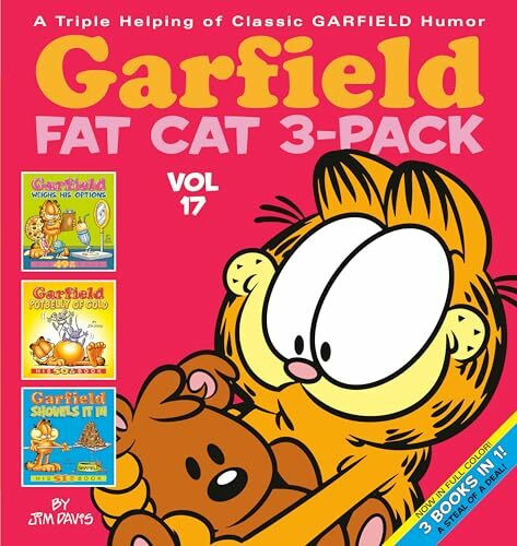 Garfield Fat Cat 3-Pack #17: Garfield Weighs His Options, Garfield Potgelly of Gold, Garfield Shovels It in