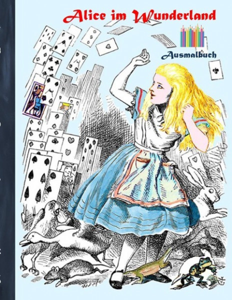 Alice im Wunderland (Ausmalbuch)