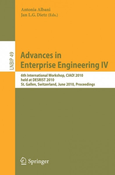 Advances in Enterprise Engineering IV