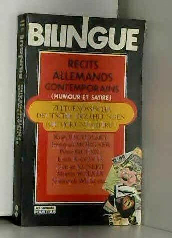 Recits Allemand Contemporains Humour Et Satire