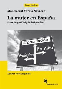 La mujer en España. Lehrerheft
