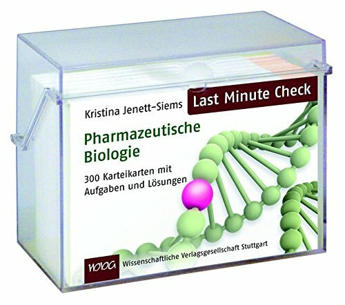 Last Minute Check - Pharmazeutische Biologie: 300 Karteikarten mit Aufgaben und Lösungen
