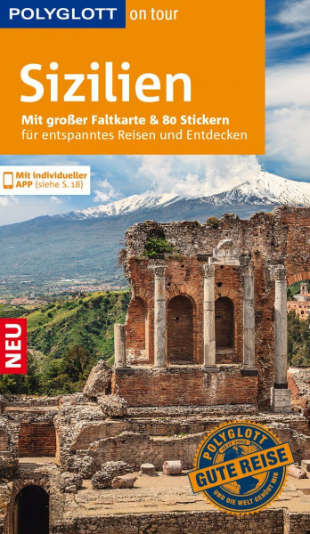 POLYGLOTT on tour Reiseführer Sizilien: Mit großer Faltkarte, 80 Stickern und individueller App