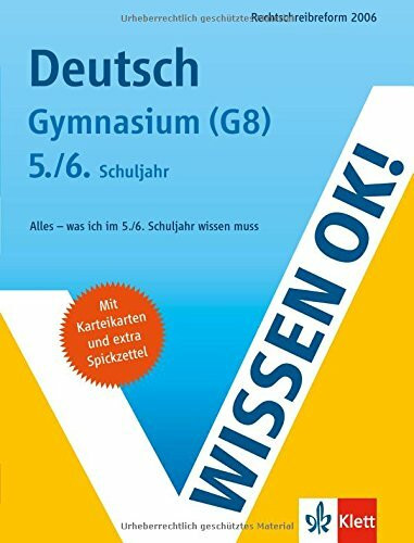 Wissen ok! Deutsch 5./6. Klasse Gymnasium (G8)