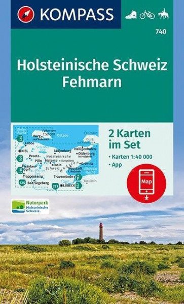 Holsteinische Schweiz, Fehmarn 1:40 000