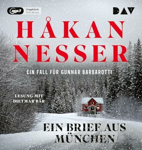 Ein Brief aus München. Ein Fall für Gunnar Barbarotti: Ungekürzte Lesung mit Dietmar Bär (1 mp3-CD)