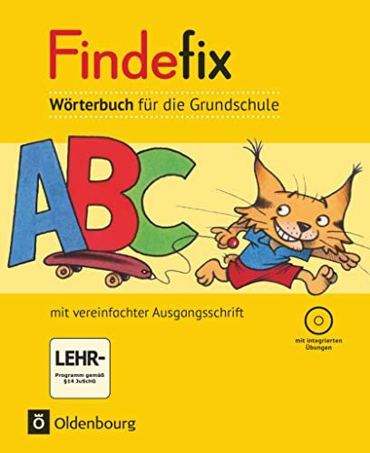Findefix - Wörterbuch für die Grundschule - Deutsch - Aktuelle Ausgabe: Wörterbuch in vereinfachter Ausgangsschrift mit CD-ROM (Findefix, Deutsch - Aktuelle Ausgabe)