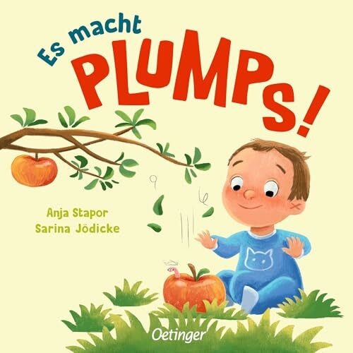 Es macht PLUMPS!: Lustiges Mitmachbuch für Babys ab 6 Monaten zum Geräusche nachmachen (Babys zum Lachen bringen)