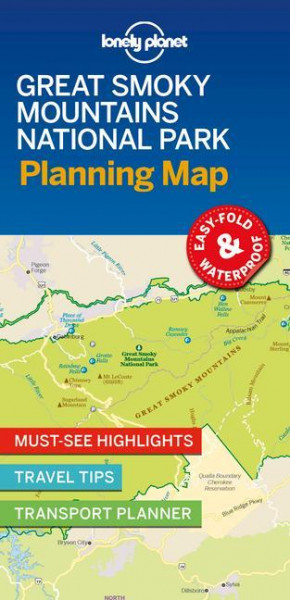 Lonely Planet Great Smoky Mountains National Park Planning Map 1