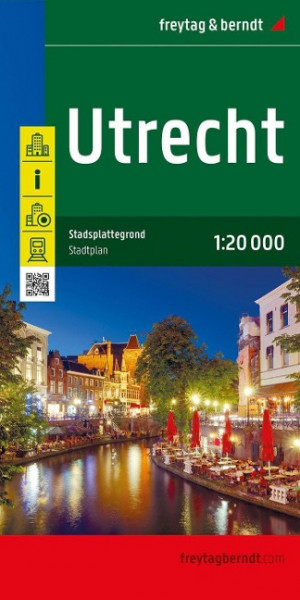 Utrecht, Stadtplan 1:20.000, freytag & berndt