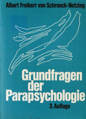 Grundfragen der Parapsychologie