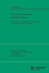 Soziale Ontologien des Mittelalters
