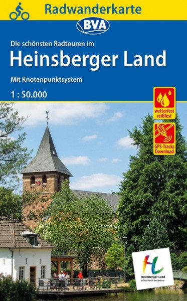 Radwanderkarte BVA Radwandern im Heinsberger Land 1:50.000