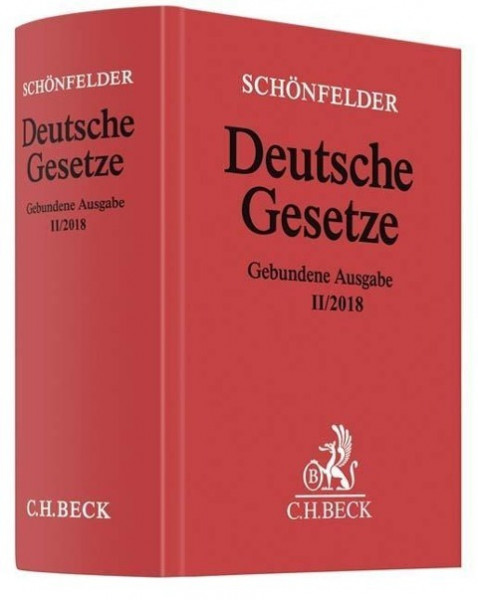 Deutsche Gesetze Gebundene Ausgabe II/2018