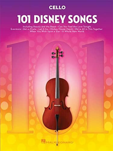 101 Disney Songs -For Cello-: Noten, Sammelband für Cello (VIOLONCELLE)