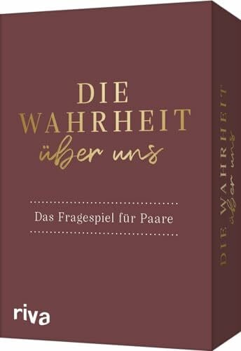 Die Wahrheit über uns – Das Fragespiel für Paare: Überraschende Fragen für tiefgründige Gespräche. Das besondere Geschenk zu Valentinstag, Jahrestag, Geburtstag, Weihnachten.