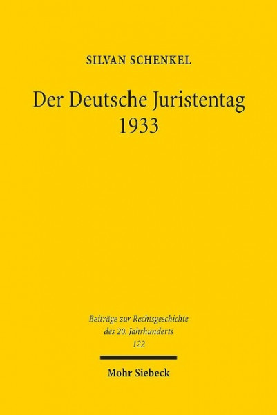 Der Deutsche Juristentag 1933