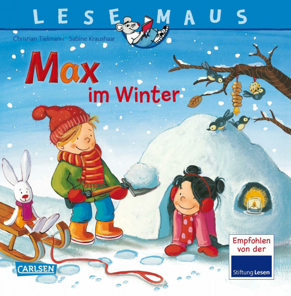 LESEMAUS 63: Max im Winter: Bilderbuch ab 3 Jahre | viele Infos rund um die Jahreszeit Winter (63)