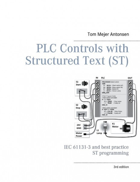 PLC Controls with Structured Text (ST), V3 Monochrome