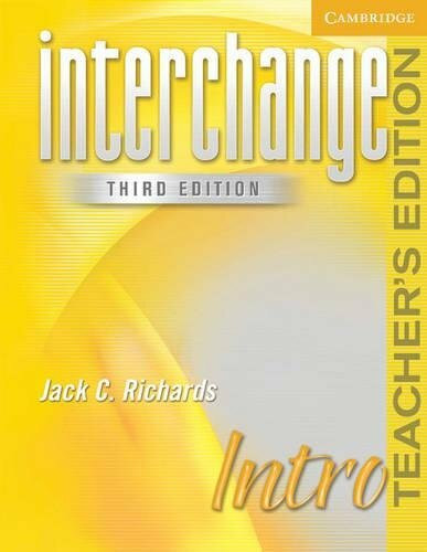 Interchange Intro Teacher's Edition 3rd Edition (Interchange Third Edition)