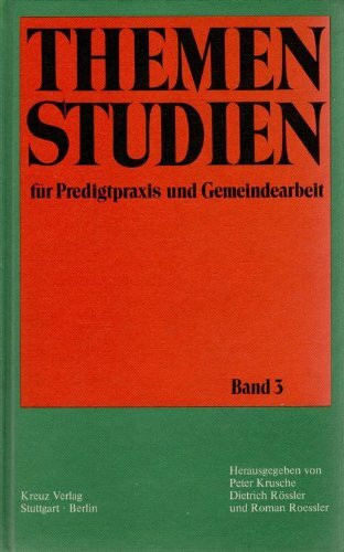 Themen Studien für Predigtpraxis und Gemeindearbeit, Bd. 3