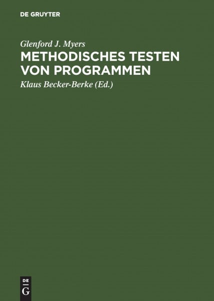 Methodisches Testen von Programmen