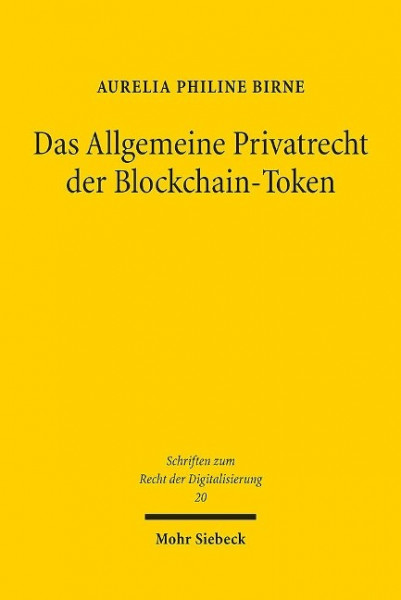 Das Allgemeine Privatrecht der Blockchain-Token