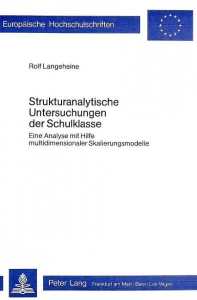 Strukturanalytische Untersuchungen der Schulklasse