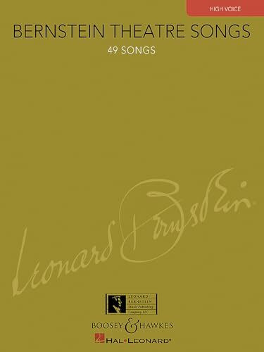 Bernstein Theatre Songs: 49 Songs. hohe Stimme und Klavier. hoch.