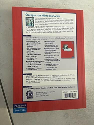 Übungen zur Mikroökonomie: Die aufgabenorientierte Prüfungsvorbereitung (Pearson Studium - Economic VWL)