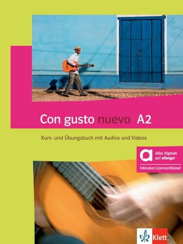 Con gusto nuevo A2 - Hybride Ausgabe allango: Spanisch. Kurs- und Übungsbuch mit Audios und Videos inklusive Lizenzschlüssel allango (24 Monate)