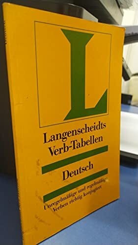 Langenscheidt Verb-Tabellen: Langenscheidts Verb-Tabellen, Deutsch