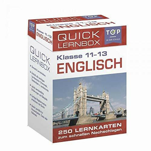 Quick-Lernbox Englisch, Klasse 11-13 - Top in der Schule